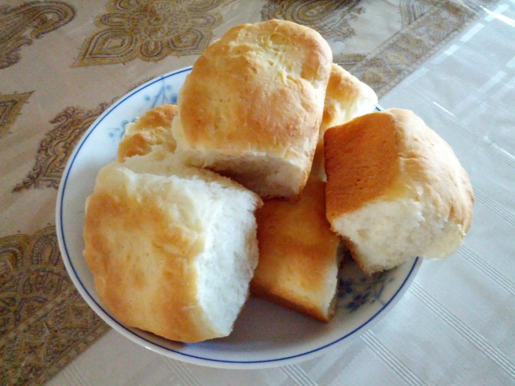 buns on a plate