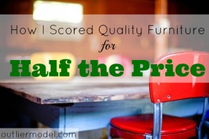 Quality Furniture, good deals, discount on furniture, spot a good deal