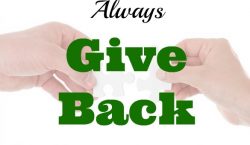 give back, pay it forward, good karma, show appreciation