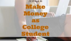making money in college, college part-time jobs, side hustle