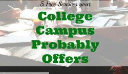 college services, campus services offered, free services on college campuses